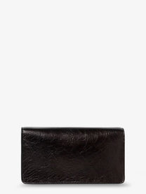Fendi Women's Wallet on Chain Tube Leather Crossbody Bag Black