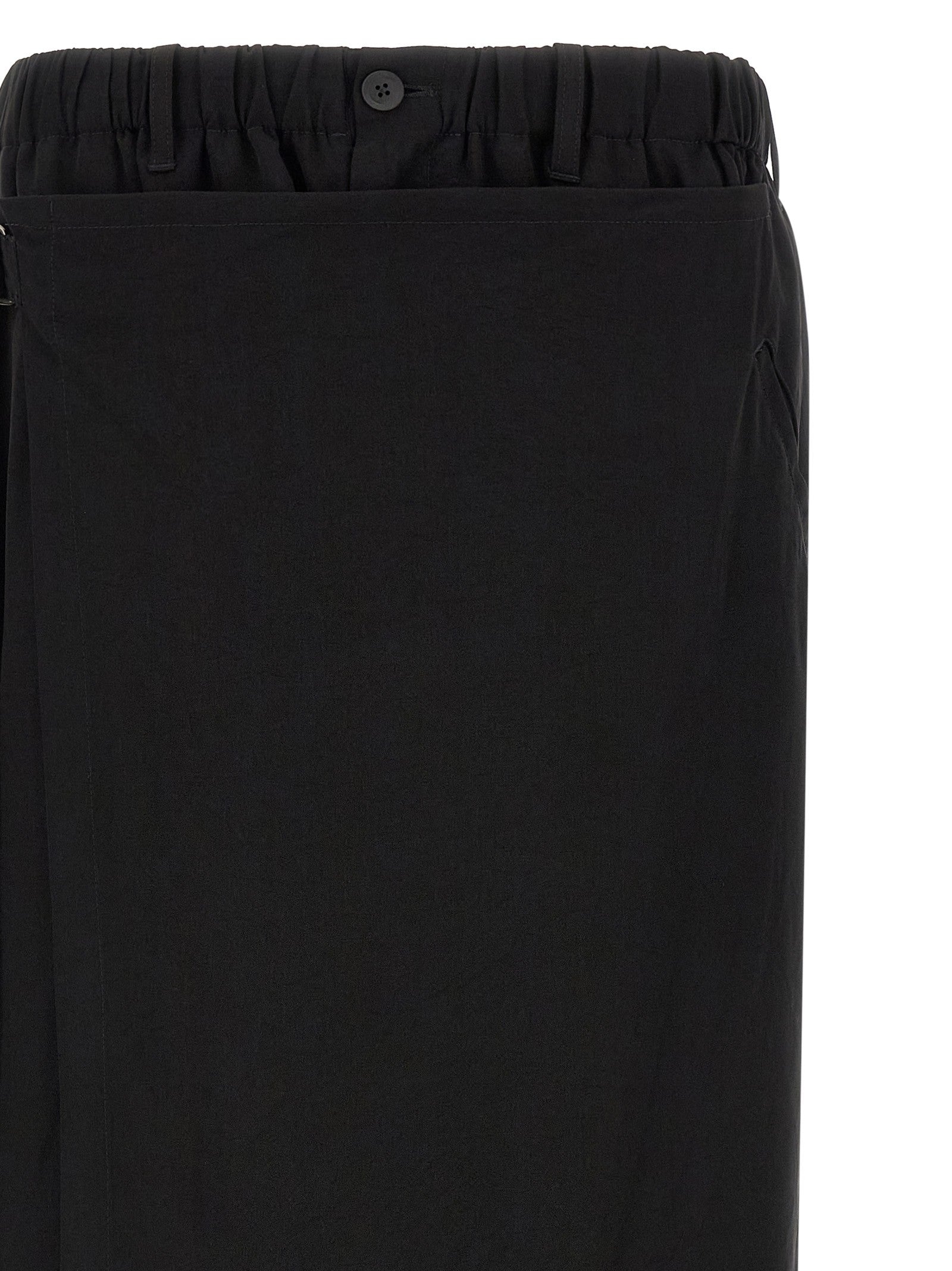 YOHJI YAMAMOTO Wallet Pants Black