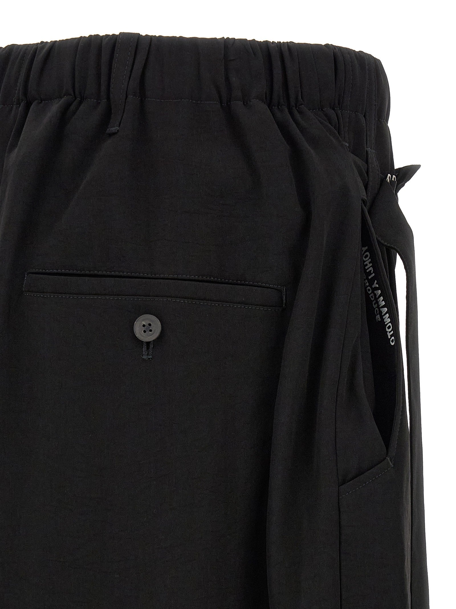 YOHJI YAMAMOTO Wallet Pants Black