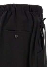 YOHJI YAMAMOTO Wallet Pants Black