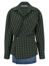 alexanderwang Wallet Shirt Dress Green