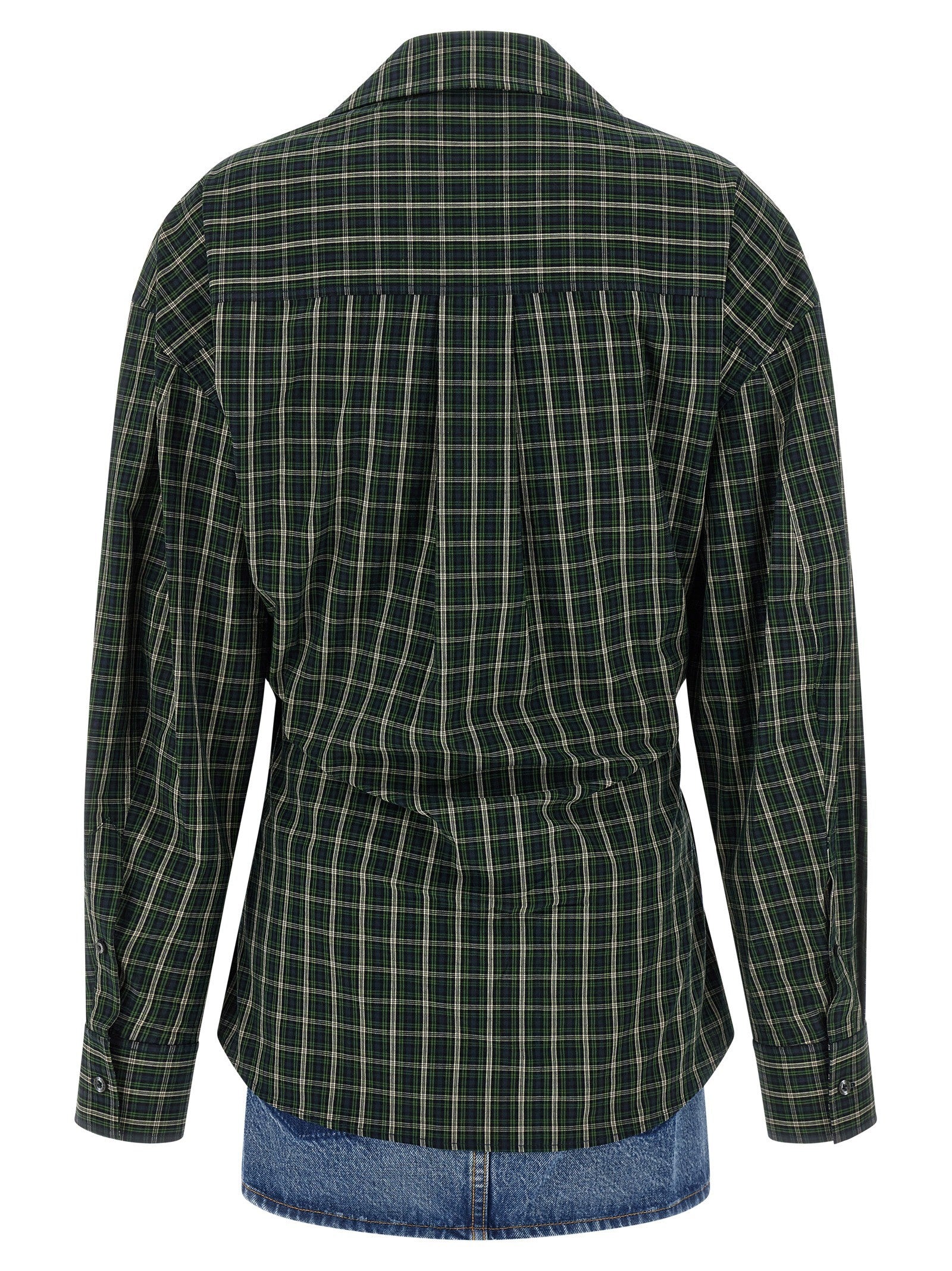 alexanderwang Wallet Shirt Dress Green