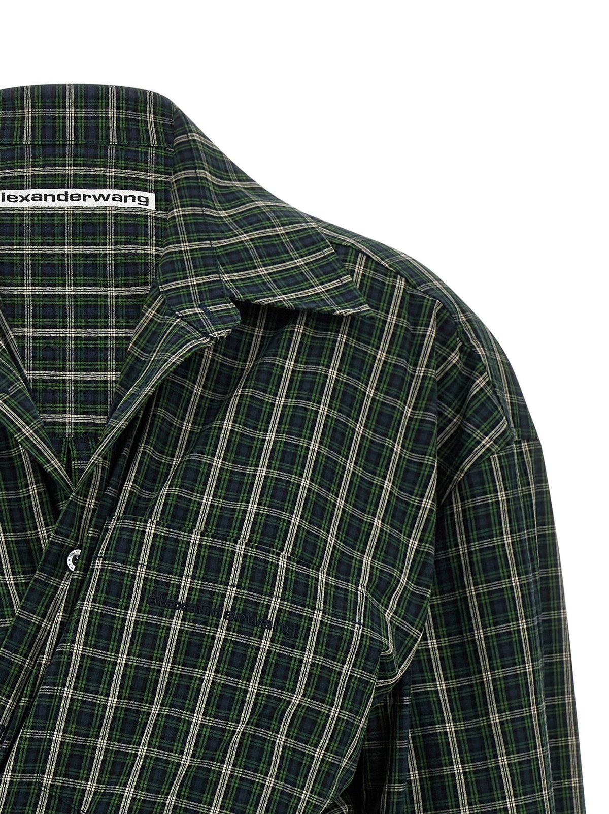 alexanderwang Wallet Shirt Dress Green