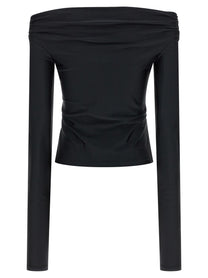 The Andamane Wallis Top Black, view 2