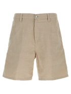 Carhartt Wip Walter Single Knee Bermuda Shorts Beige