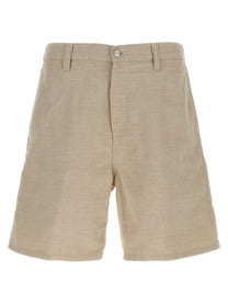 Carhartt Wip Walter Single Knee Bermuda Shorts Beige