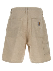 Carhartt Wip Walter Single Knee Bermuda Shorts Beige