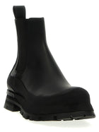 Alexander McQueen Wander Ankle Boots Black, view 2