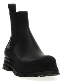 Alexander McQueen Wander Ankle Boots Black