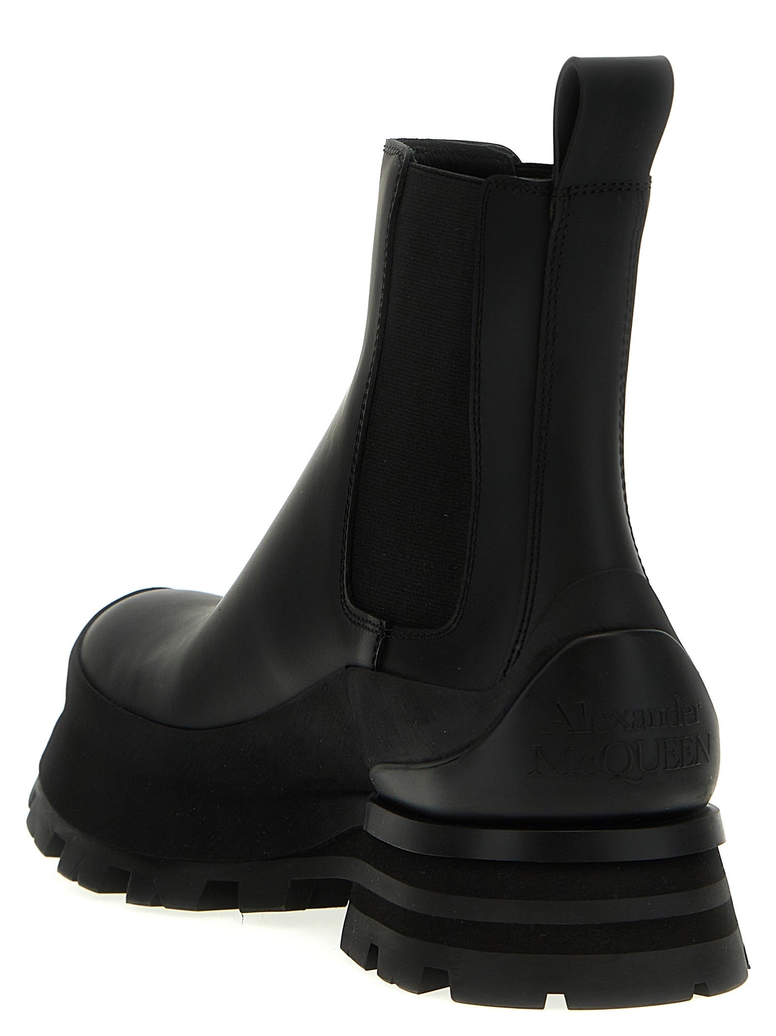 Alexander McQueen Wander Ankle Boots Black
