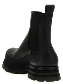 Alexander McQueen Wander Ankle Boots Black