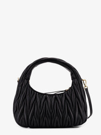 Miu Miu Women's Wander Matelassé Leather Crossbody Bag Black