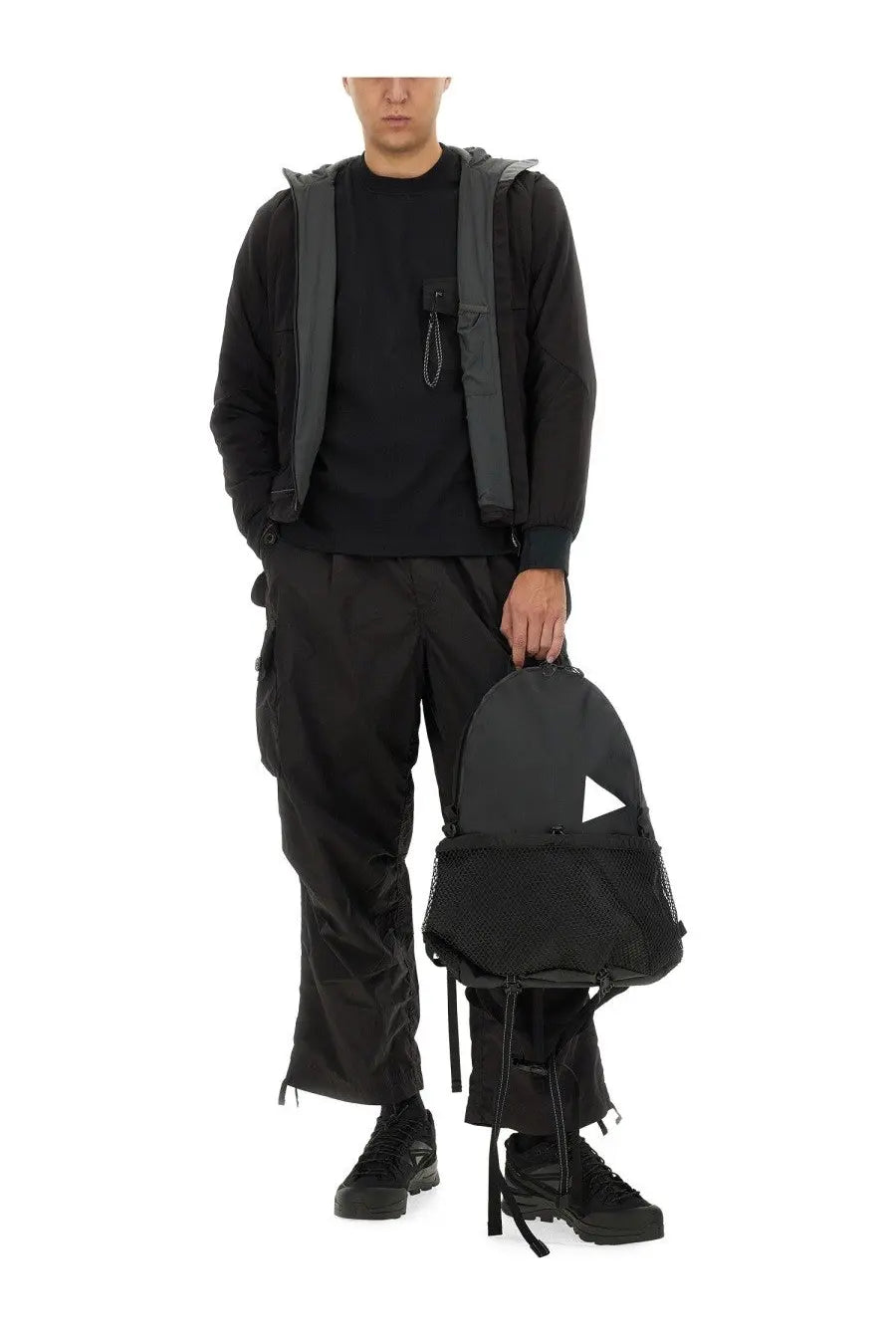 and Wander Men's Alpha Air Sweatshirt Black, view 2