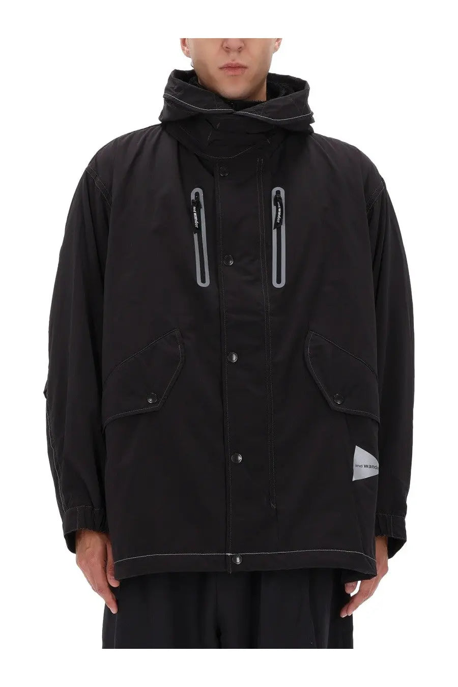 and Wander Men's Fishtail Octa Jacket Black