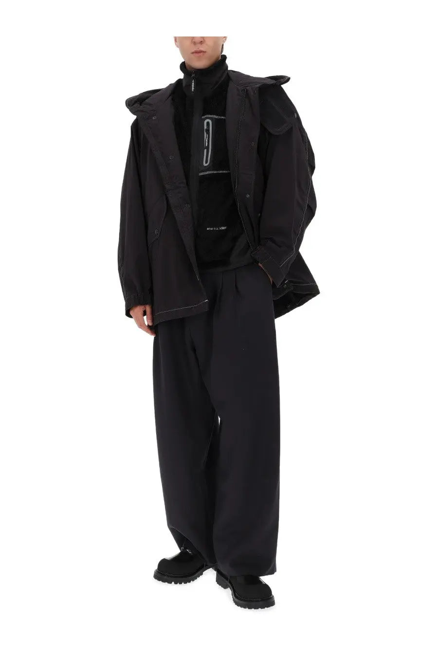 and Wander Men's Fishtail Octa Jacket Black, view 2