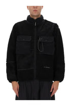 and Wander Men's Mix Boa Jacket Black