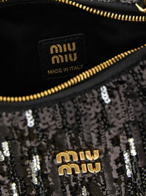 Miu Miu Wander Mini Handbag Black