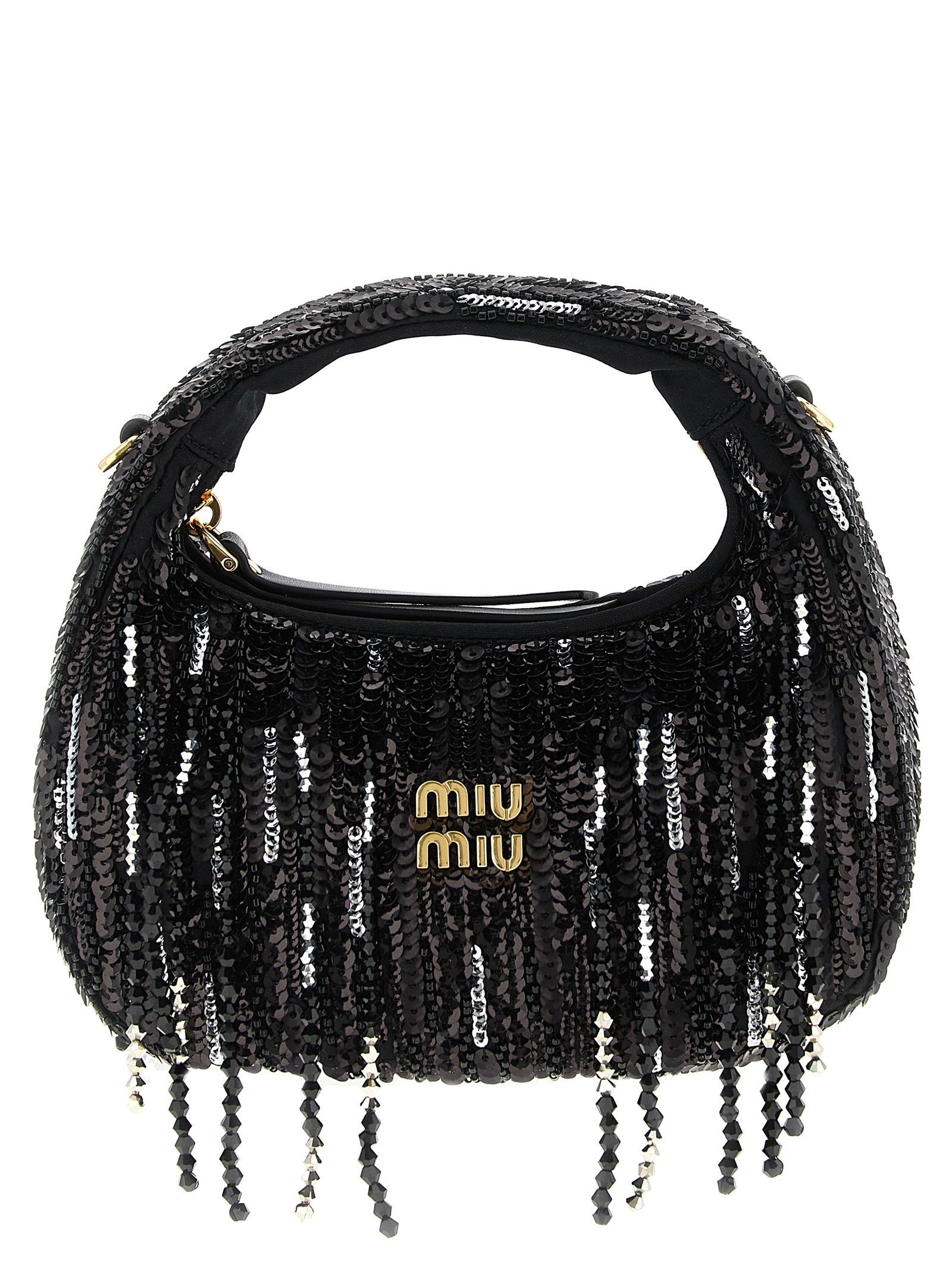 Miu Miu Wander Mini Handbag Black