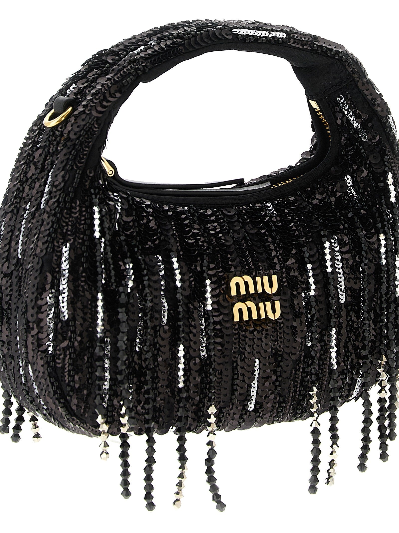 Miu Miu Wander Mini Handbag Black