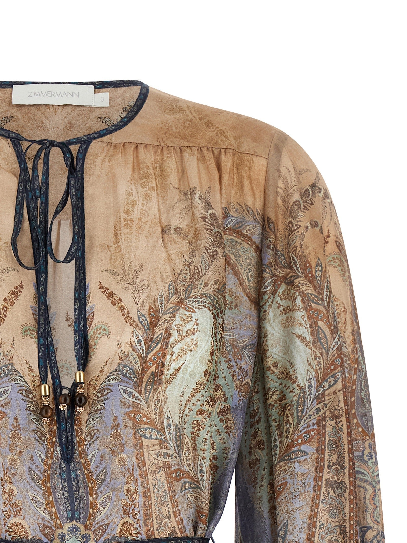 Zimmermann Wanderlust Dress Gold