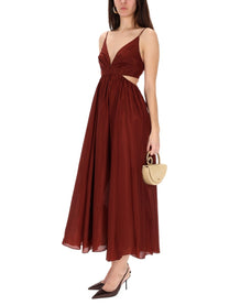 Zimmermann Women's Wanderlust Long Dress Red