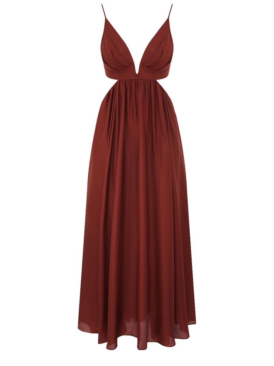 Zimmermann Women's Wanderlust Long Dress Red