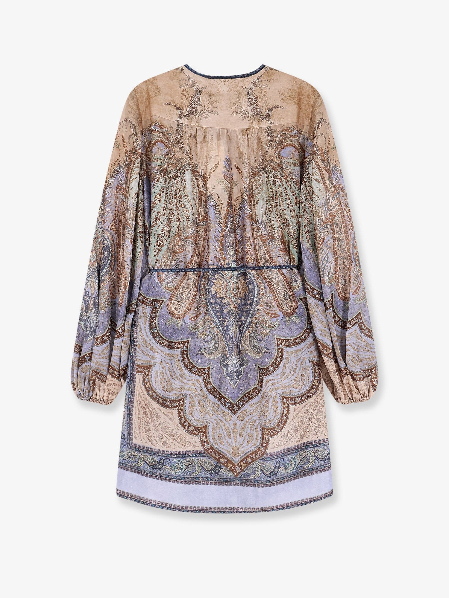 Zimmermann Women's Wanderlust Tunic Silk Mini Dress Blue