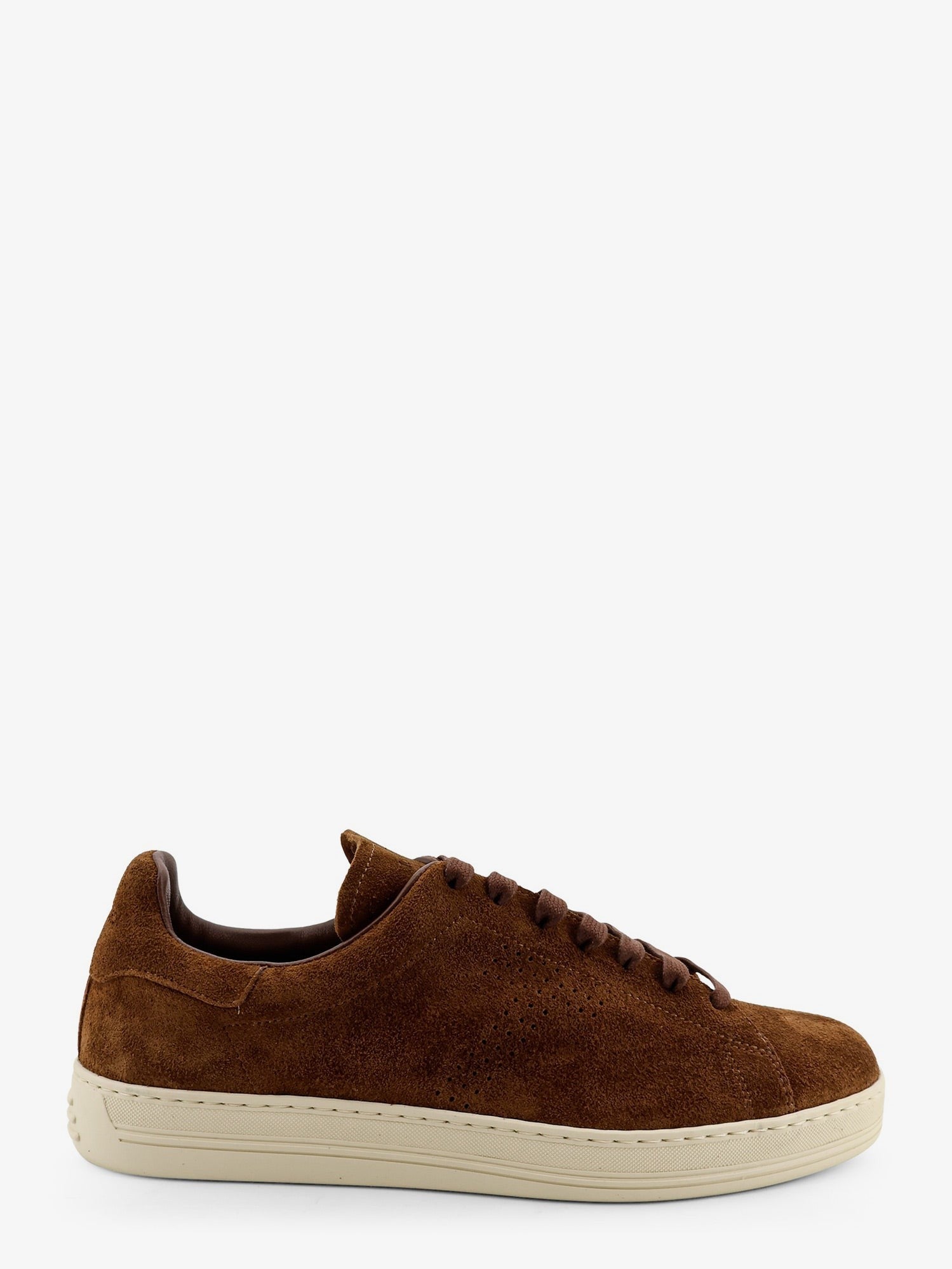 Tom Ford Men's Warwick Suede Sneakers White