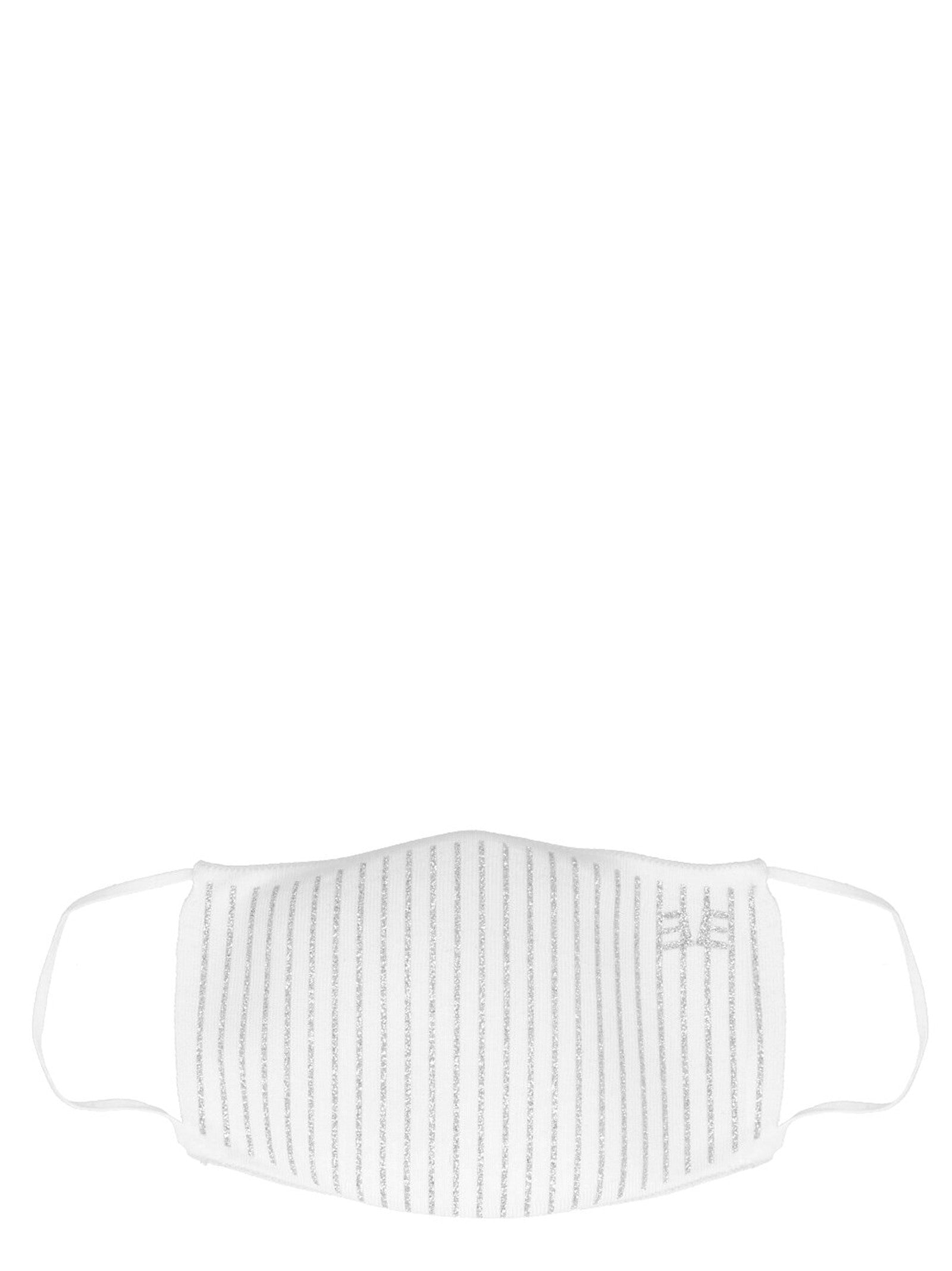 Ermanno Scervino Washable and Reusable Yarn Mask Black