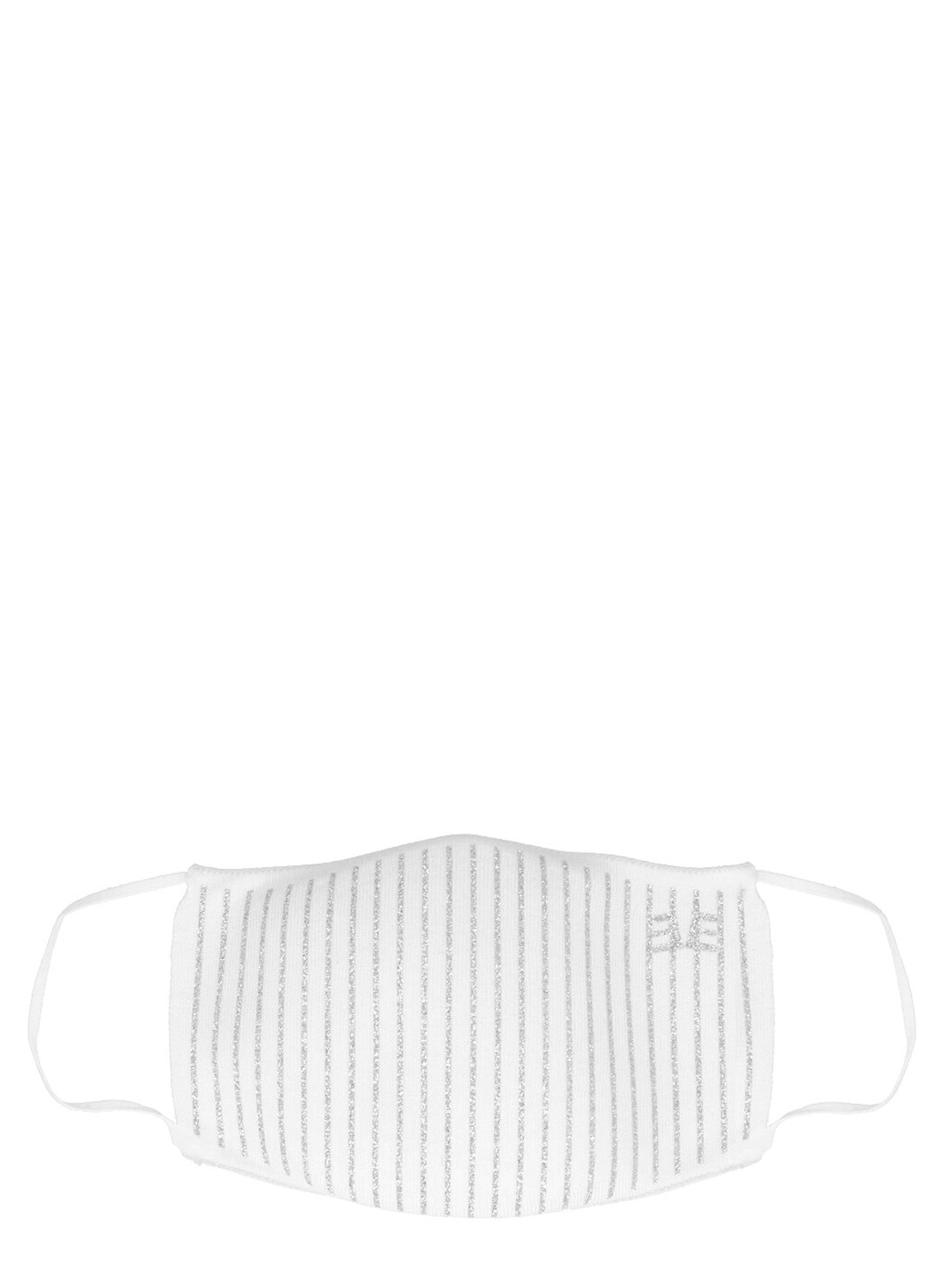 Ermanno Scervino Washable and Reusable Yarn Mask White