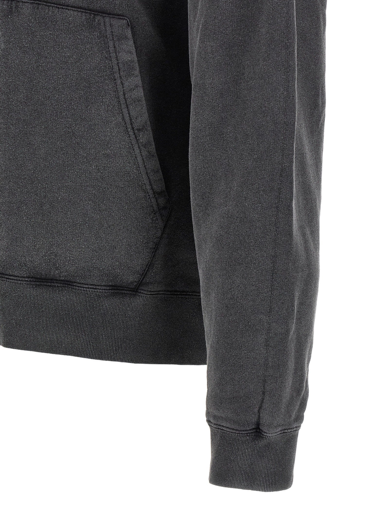 Balenciaga Washed Crayon Loop Hoodie White