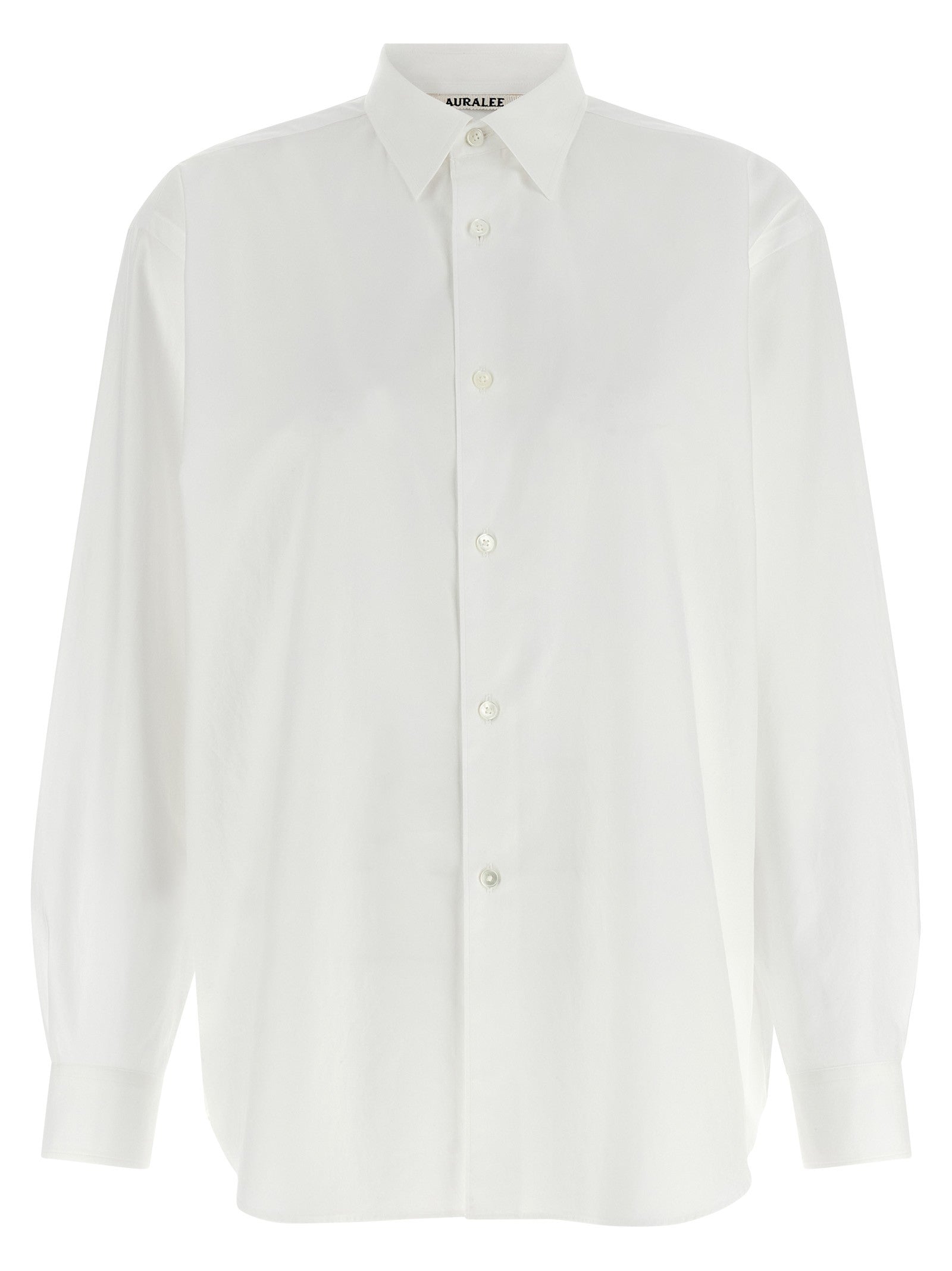 AURALEE Washed Finx Twill Shirt White