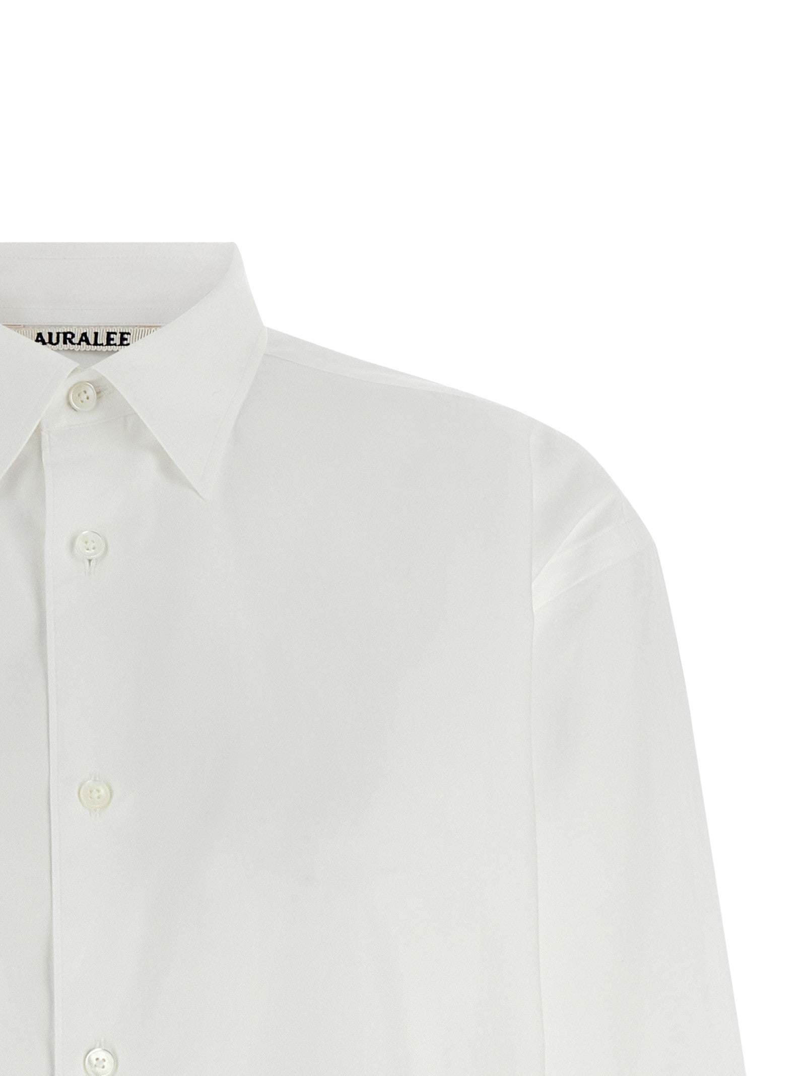 AURALEE Washed Finx Twill Shirt White