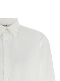 AURALEE Washed Finx Twill Shirt White