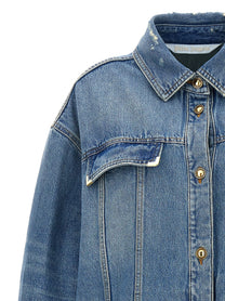 Palm Angels Washed Jacket Blue