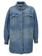 Palm Angels Washed Jacket Blue
