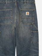 Carhartt Wip Men's Washed Out Blue Denim Jeans Blue, view 3
