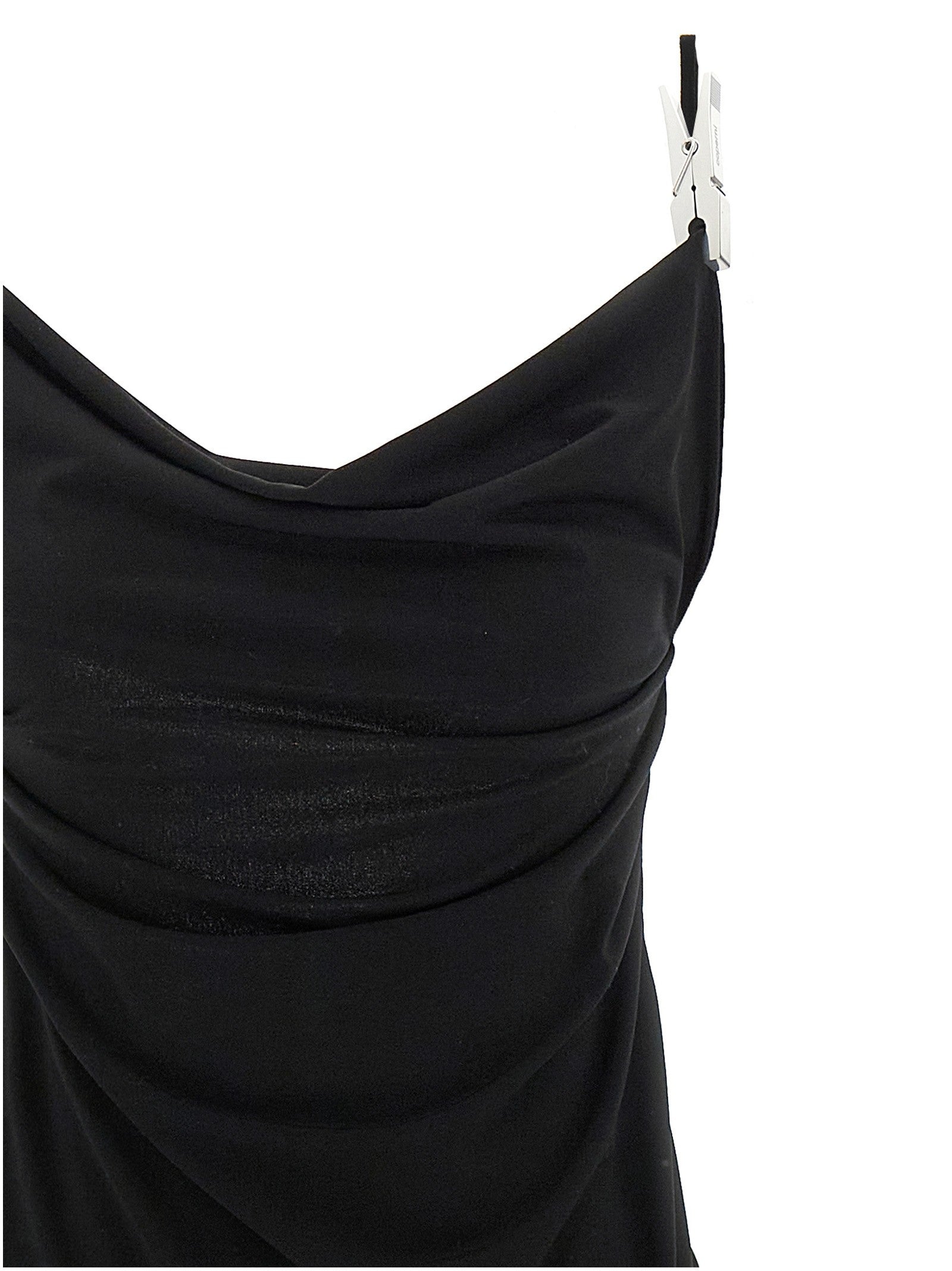 Coperni Washing Clip Gala Dress Black