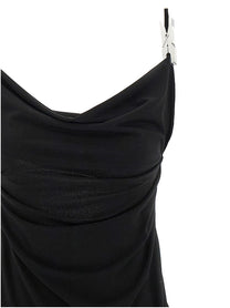 Coperni Washing Clip Gala Dress Black