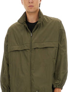 Saint Laurent Men's Water Repellent Jacket Green, view 4