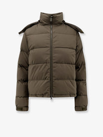 ASPESI Women's Water Repellent Stretch Cotton and Nylon Blend Duvoncella Down Jacket Military