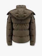 ASPESI Women's Water Repellent Stretch Cotton and Nylon Blend Duvoncella Down Jacket Military, view 2