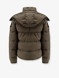 ASPESI Women's Water Repellent Stretch Cotton and Nylon Blend Duvoncella Down Jacket Military, view 2