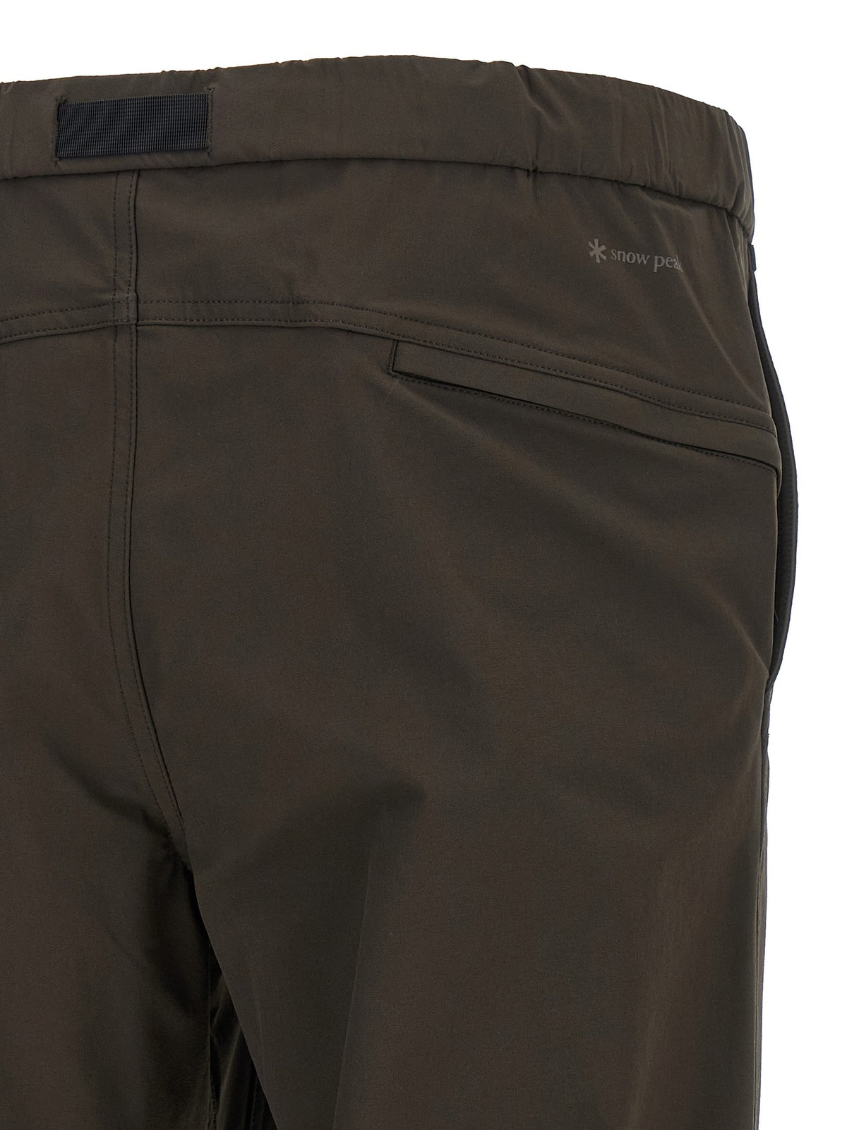 snow peak Water Repellent Stretch Pants Brown, view 4