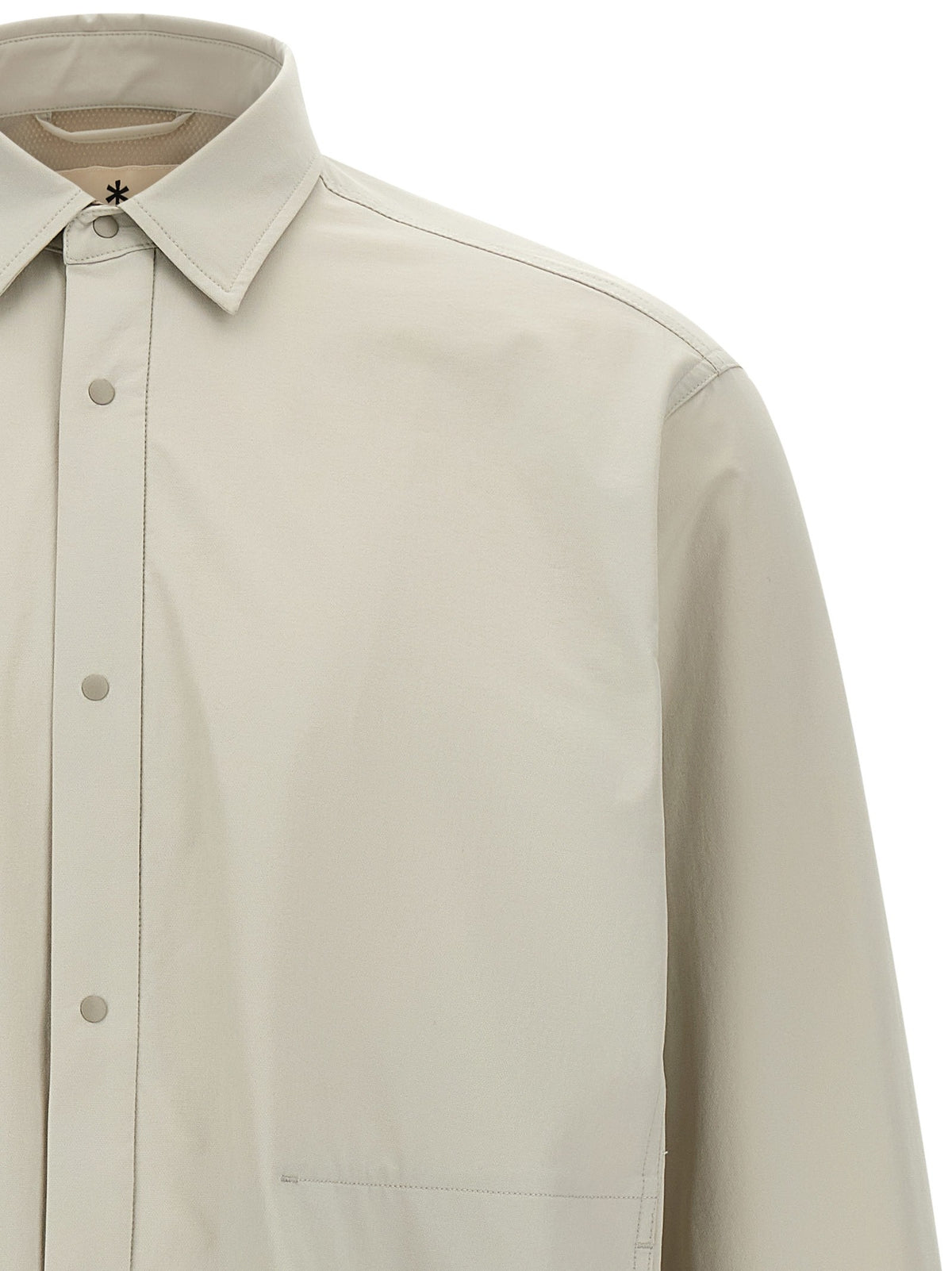 snow peak Water Repellent Stretch Shirt Beige, view 3