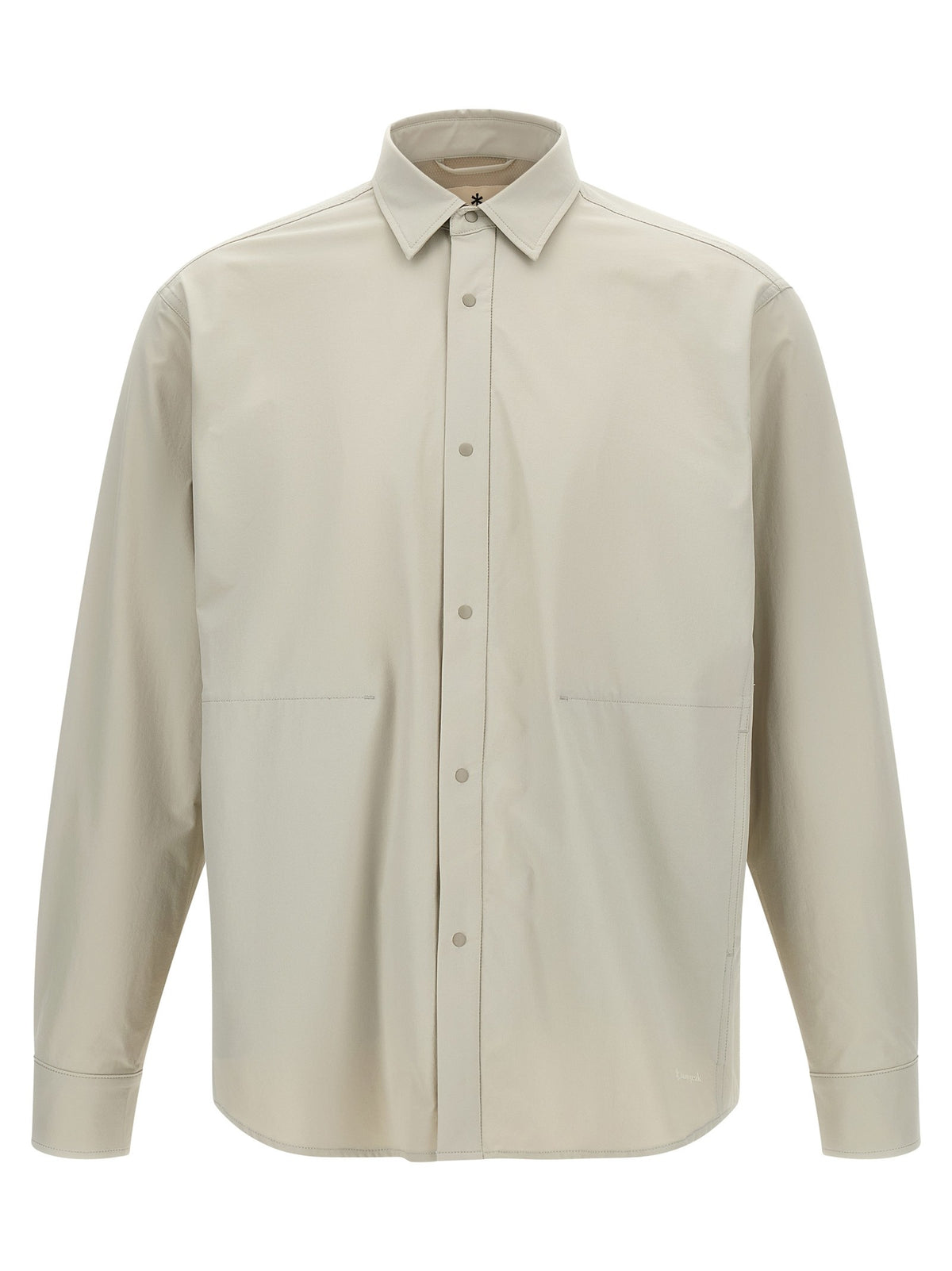 snow peak Water Repellent Stretch Shirt Beige