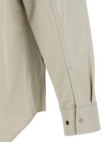 snow peak Water Repellent Stretch Shirt Beige, view 4