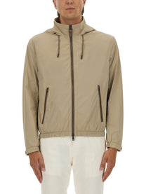 Boss Camel Men's Water Repellent Windbreaker Beige
