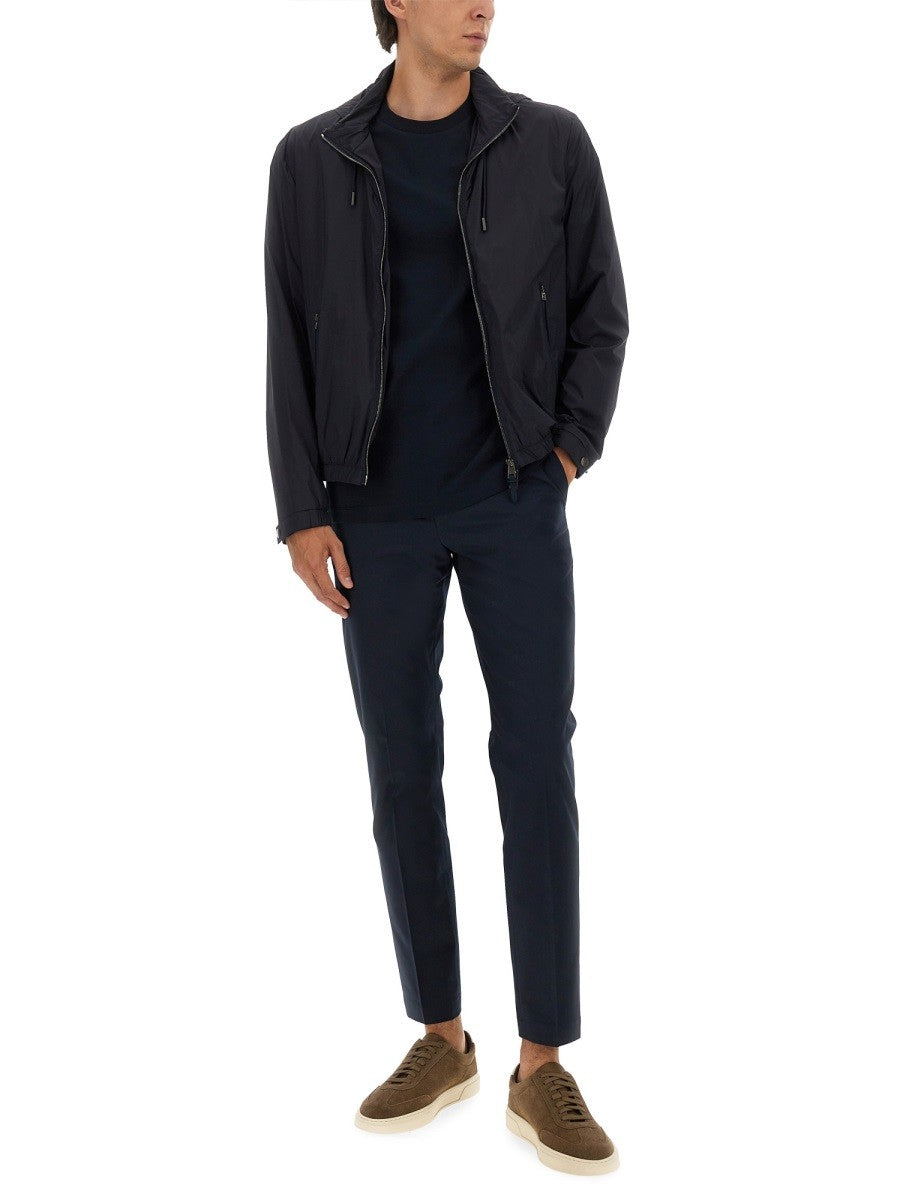 Boss Camel Men's Water Repellent Windbreaker Blue