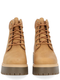 Timberland Women's Waterproof Lace up Boot Beige